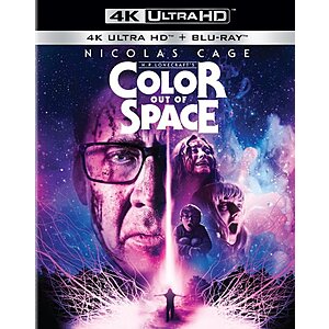 Color Out of Space (4K UHD + Blu-ray) $6.99 + Free Shipping @ Best Buy