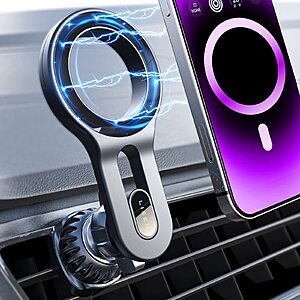 LISEN MagSafe iPhone Car Vent Mount Magnetic Phone Holder $12.40