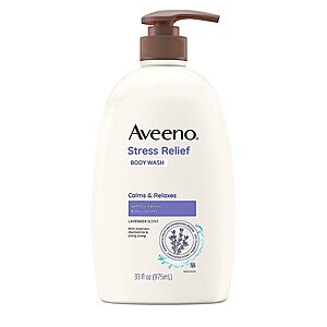 33-Oz Aveeno Stress Relief Body Wash Pump Bottle (Lavender Scent) $8.80 w/ Subscribe & Save