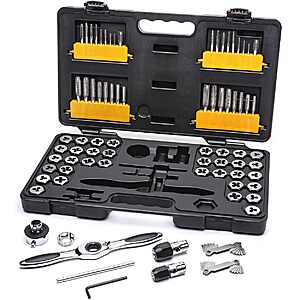 77-Piece Gearwrench SAE/Metric Ratcheting Tap & Die Set $80 + Free Shipping w/ Prime