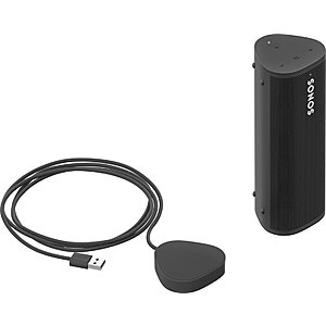 Sonos Roam - Portable Bluetooth Speaker and Charger Bundle - Sam's Club - $89.88