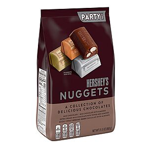 31.5-Oz Hershey's Nuggets Assorted Chocolates Party Pack $7.76 w/ S&S + Free Shipping w/ Prime or on orders over $35