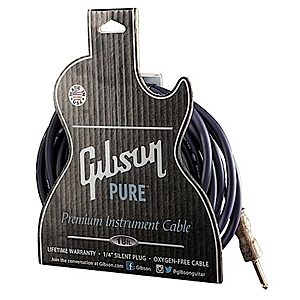 18' Gibson Pure Premium Guitar Instrument Cable $30 + Free Shipping