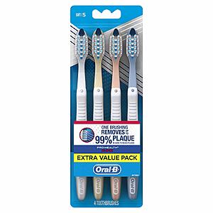 4-Count Oral-B Pro-Health All-in-One Toothbrush (Soft) $5 w/ S&S + Free S/H
