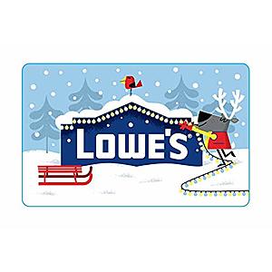 $100 Lowe's Gift Card (Email Delivery) $90