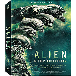 Alien: 6-Film Collection (Blu-Ray + Digital) $26.88 or cheaper + FS