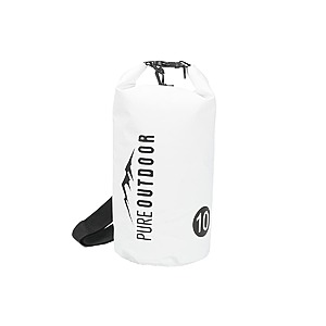 Pure Outdoor by Monoprice 10L Lightweight and Waterproof Dry Bag, White $2.80 + Free Shipping