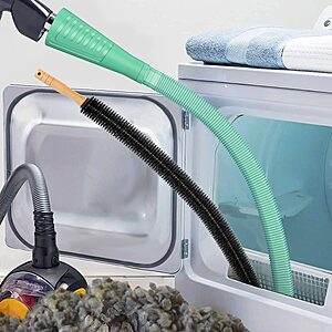 Sealegend 2 Pieces Dryer Vent Cleaner Kit and Dryer Lint Brush Vacuum Hose Attachment Brush Lint Remover Power Washer and Dryer Vent Vacuum Hose (Green) $8.49 at Amazon