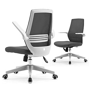 SIHOO Ergonomic Office Chair, Swivel Desk Chair Height Adjustable Mesh Back Computer Chair with Lumbar Support, 90° Flip-up Armrest $58.79 at SIHOO via Amazon