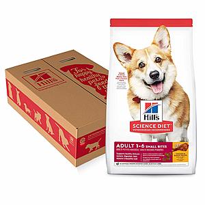 35-lb Hill's Science Diet Adult Small Bites Dry Dog Food (Chicken & Barley) $17.55 w/ S&S + Free S&H