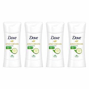 Dove Advanced Care Cool Essentials Antiperspirant Deodorant 2.6 Ounce (Pack of 4) $8.80 w/5% S&S, $7.31 w/15% S&S