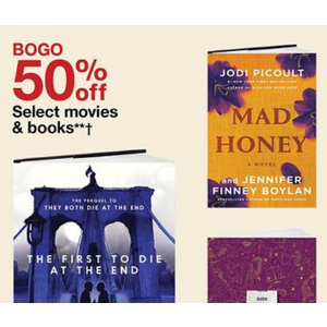 Target: Select Books and Movies B1G1 50% Off + Free Store Pickup