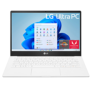 LG Ultra 13.3" Laptop: Ryzen 7 4700U, 1920x1080 IPS, 256GB NVMe SSD, 16GB DDR4 $599 + Free Shipping