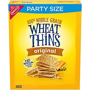20-Ounce Wheat Thins Original Wheat Crackers (Party Size) $3.74 w/ Subscribe & Save