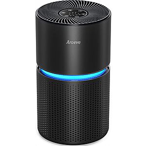 AROEVE Air Purifiers for Home Large Room Up to 1095 Sq Ft + Free Shipping $39.99 - Amazon