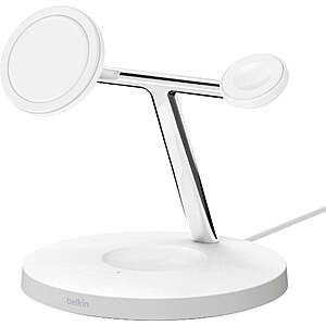 Belkin BOOSTCHARGE PRO 3-in-1 Wireless Charging Stand w/ MagSafe $64.95 + Free Shipping
