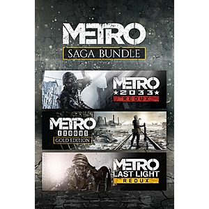 3-Game Metro Saga Bundle (PC Digital Download) $9.06