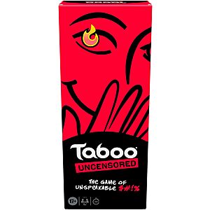 Hasbro Taboo Uncensored Party Game $9.97 + FS w/ Walmart+ or on $35+ or FS w/ Prime or on $35+