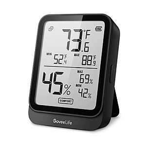 GoveeLife Hygrometer Thermometer Room Temperature Monitor (H5104) $8.09 - Govee
