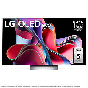 65" LG OLED65G3PUA G3 4K Smart OLED Evo TV (2023 Model) $1849 + Free Shipping