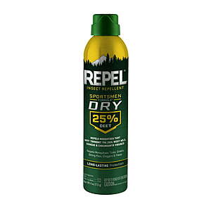 4-Oz Repel Insect Repellent Sportsmen Formula Dry 25% Deet Spray $1.82 + Free Shipping w/ Prime or on $35+