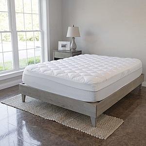 Extra Plush Mattress Pad Topper w/ Skirts (w/ Manufacturer Defects) $30 + Free Shipping