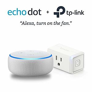 Amazon Echo Dot 3rd Gen + Kasa Smart Wi-Fi Plug $29 + Free Shipping