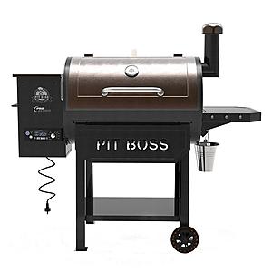 Pit Boss Pro Series 820-sq in Black and Chestnut Pellet Grill $399