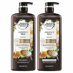 Herbal Essences 20.2oz Shampoo & 20.2oz Sulfate Free Conditioner Kit (BioRenew Coconut Milk) $8.41 AC w/ S&S