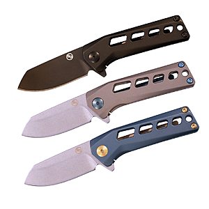 Slinger D2 Steel Flipper Knife (Black, Blue or Gray) $20 each + Free Shipping