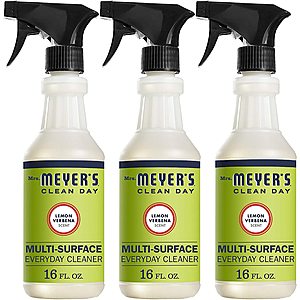 3-Pk 16oz Mrs. Meyer's Clean Day Multi-Surface Everyday Cleaner (Lemon Verbena) $3.35 w/ Subscribe & Save