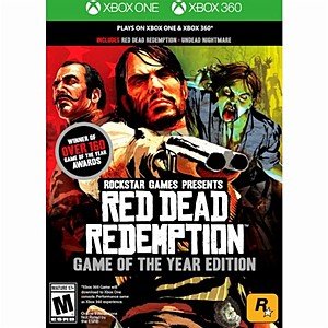 Red Dead Redemption: Game of the Year Edition - Xbox One and Xbox 360 - 11.99 With GCU
