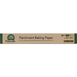 If You Care Parchment Baking Paper - 70 Sq Ft Roll - $3.84 or less A/C FS w/Prime
