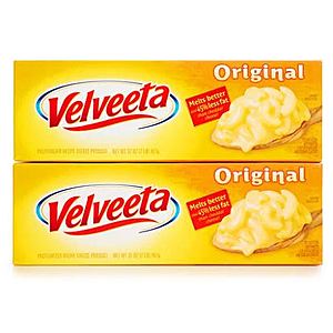 Kraft Velveeta 🧀 Cheese 4 x 32 oz Original - from Google Express for $22.38 (or $17.90 w/first order) + Free shipping