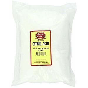 5 Pounds of Citric Acid - Lowest Price Ever - $11.90 FS Prime Only