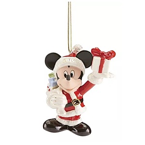 Lenox Christmas Disney Ornament Collection @ Macys $15 Free Ship at $25