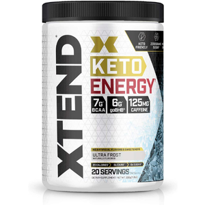 Xtend Keto Energy | The Perfect Keto & BCAA Powder Ultra Frost | 125mg Caffeine + Sugar Free Bhb Exogenous Ketones Supplement with Electrolytes | 7g Bcaa for Men & Wome $10.47