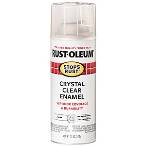 12-Oz Rust-Oleum Gloss Protective Enamel Spray Paint (Crystal Clear) $3.70 + Free Store Pickup