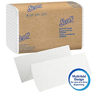 16-Pack of 250-Count Scott Essential Multifold Paper Towels $14.45 w/ Subscribe & Save