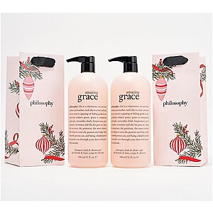 Philosophy super-size grace shower gel 32oz 2 pack with gift bag $69.00 + Free Shipping