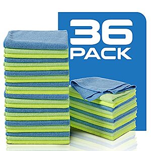 Zwipes Microfiber Towel Cleaning Cloths, 36 Pack, Assorted $14.37 AC w/S&S, FS w/Prime at Amazon