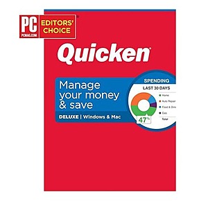 1-Year Quicken Personal Finance (Windows/Mac): Premier $42, Deluxe $32.10 & More + Free Shipping