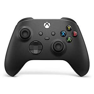 Microsoft Xbox Wireless Controller (Carbon Black or Robot White) $40 + Free Shipping
