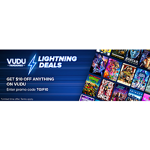 Vudu Lightning Deals For Black Friday Weekend