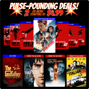 Digital 4K/HD Movies: Pulse-Pounding Deals! 2 or more starting at $4.99 each - Fanflix