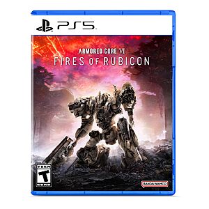 Armored Core 6 for PS5/PS4 $39.99 - Physical Disc at Amazon