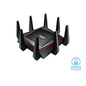 ASUS RT-AC5300 AC5300 Tri-band WiFi Gaming Router, MU-MIMO, AiProtection Lifetime Security by Trend Micro, AiMesh Compatible for Mesh WiFi System, WTFastGame Accelerator $249.99