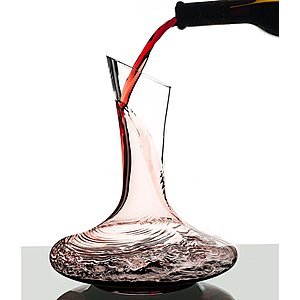 Eravino Hand-Blown Crystal Glass Wine Decanter (750 ml) $20 + Free Shipping