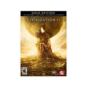 PCDD Sid Meier's Civilization VI Gold Edition, Gathering Storm DLC $24.89 AC and More