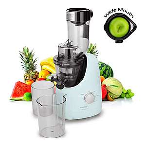 Comfree BPA Free Masticating Juicer Extractor with Ice Cream Maker (Mint Green) for $64.99 + FS